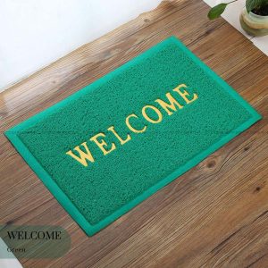 Ứng-dụng-Thảm-chùi-chân-chống-trượt-Welcome-màu-xanh-lá