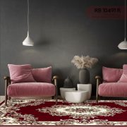 Thảm-sofa-hoa-văn-cổ-điển-màu-đỏ-sang-trọng