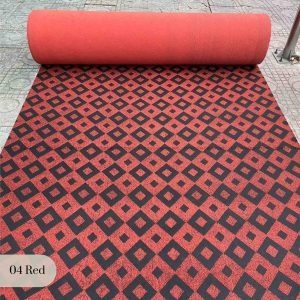 Thảm-nỉ-hoa-văn-quả-trám-màu-dỏ-Jacquard-04