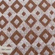 Thảm-nỉ-hoa-văn-quả-trám-màu-kem-Jacquard