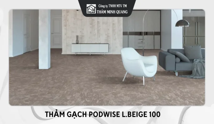 Thảm gạch Podwise L.Beige 100